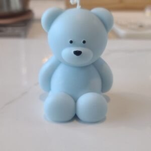 Teddy bear candle